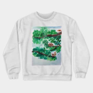 Enjoy Nature Painting Crewneck Sweatshirt